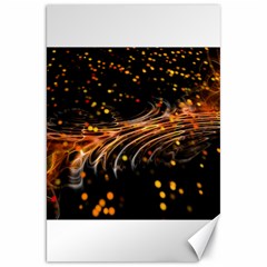 Abstract Background Particles Wave Canvas 20  X 30  by Wegoenart