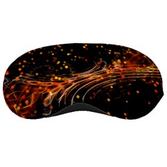 Abstract Background Particles Wave Sleeping Mask by Wegoenart