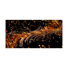 Abstract Background Particles Wave Yoga Headband by Wegoenart