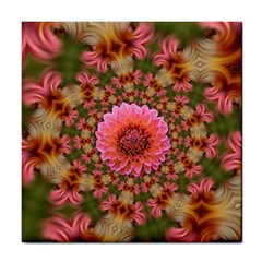 Arrangement Blossom Bloom Tile Coaster by Wegoenart