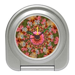 Arrangement Blossom Bloom Travel Alarm Clock by Wegoenart