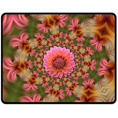 Arrangement Blossom Bloom Fleece Blanket (medium)  by Wegoenart