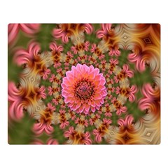 Arrangement Blossom Bloom Double Sided Flano Blanket (large)  by Wegoenart