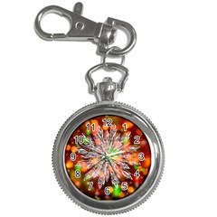 Ice Crystal Crystal Snowflake Bokeh Key Chain Watches by Wegoenart