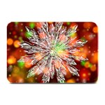 Ice Crystal Crystal Snowflake Bokeh Plate Mats 18 x12  Plate Mat