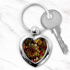 Plant Succulents Succulent Key Chain (heart) by Wegoenart