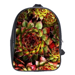 Plant Succulents Succulent School Bag (large) by Wegoenart