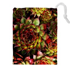 Plant Succulents Succulent Drawstring Pouch (4xl)