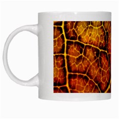 Autumn Leaves Forest Fall Color White Mugs by Wegoenart