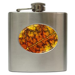 Autumn Leaves Forest Fall Color Hip Flask (6 Oz) by Wegoenart