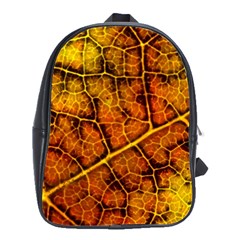 Autumn Leaves Forest Fall Color School Bag (large) by Wegoenart