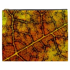 Autumn Leaves Forest Fall Color Cosmetic Bag (xxxl) by Wegoenart