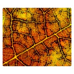 Autumn Leaves Forest Fall Color Double Sided Flano Blanket (small)  by Wegoenart