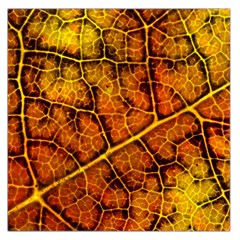 Autumn Leaves Forest Fall Color Large Satin Scarf (square) by Wegoenart