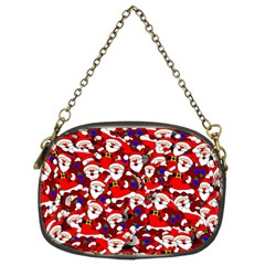 Nicholas Santa Christmas Pattern Chain Purse (Two Sides)