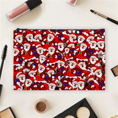 Nicholas Santa Christmas Pattern Cosmetic Bag (large) by Wegoenart