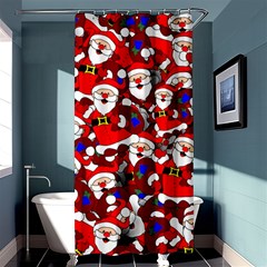 Nicholas Santa Christmas Pattern Shower Curtain 36  x 72  (Stall) 