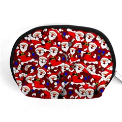 Nicholas Santa Christmas Pattern Accessory Pouch (Medium)