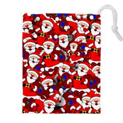 Nicholas Santa Christmas Pattern Drawstring Pouch (5XL)