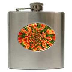 Tulips Arrangement Many Blossom Hip Flask (6 Oz) by Wegoenart