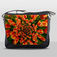 Tulips Arrangement Many Blossom Messenger Bag by Wegoenart