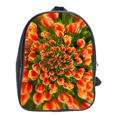 Tulips Arrangement Many Blossom School Bag (xl) by Wegoenart