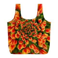 Tulips Arrangement Many Blossom Full Print Recycle Bag (l) by Wegoenart