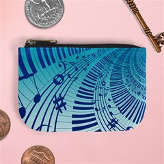 Music Piano Treble Clef Clef Mini Coin Purse by Wegoenart