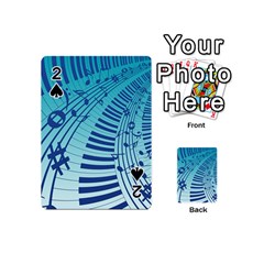 Music Piano Treble Clef Clef Playing Cards 54 Designs (mini) by Wegoenart