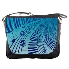 Music Piano Treble Clef Clef Messenger Bag by Wegoenart