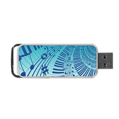 Music Piano Treble Clef Clef Portable Usb Flash (one Side) by Wegoenart