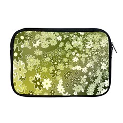 Flowers Abstract Background Apple Macbook Pro 17  Zipper Case by Wegoenart