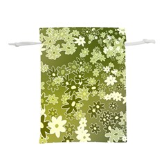 Flowers Abstract Background Lightweight Drawstring Pouch (s)