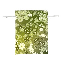 Flowers Abstract Background Lightweight Drawstring Pouch (l)