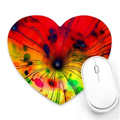 Color Background Structure Lines Heart Mousepads by Wegoenart