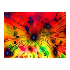 Color Background Structure Lines Double Sided Flano Blanket (mini)  by Wegoenart