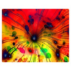 Color Background Structure Lines Double Sided Flano Blanket (medium)  by Wegoenart