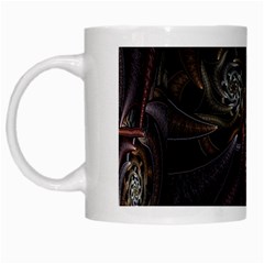 Geometry Mathematics Fractals 3d White Mugs by Wegoenart