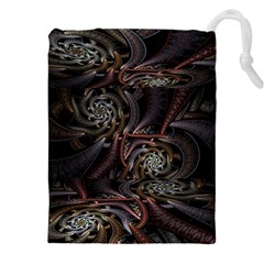 Geometry Mathematics Fractals 3d Drawstring Pouch (4xl)