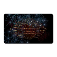 Network Abstract Connection Magnet (rectangular) by Wegoenart