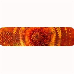 Abstract Dahlia Orange Autumn Large Bar Mats by Wegoenart