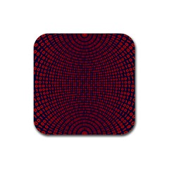 Binary Code Binary Binary System Rubber Coaster (square)  by Wegoenart