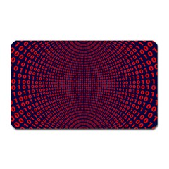 Binary Code Binary Binary System Magnet (rectangular) by Wegoenart