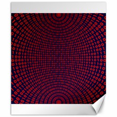 Binary Code Binary Binary System Canvas 8  X 10  by Wegoenart