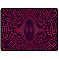 Binary Code Binary Binary System Fleece Blanket (large)  by Wegoenart