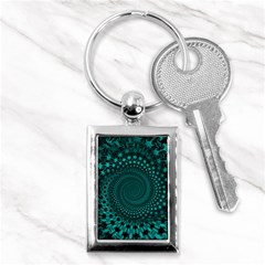 Spiral Abstract Pattern Background Key Chain (rectangle) by Wegoenart