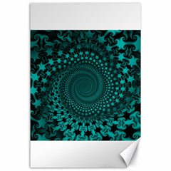 Spiral Abstract Pattern Background Canvas 24  X 36  by Wegoenart