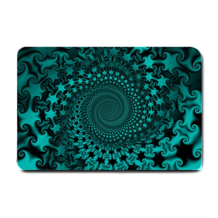 Spiral Abstract Pattern Background Small Doormat 