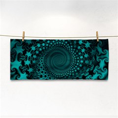 Spiral Abstract Pattern Background Hand Towel by Wegoenart