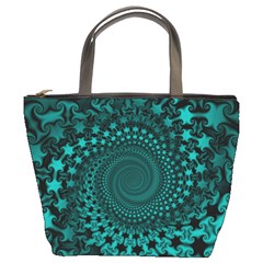 Spiral Abstract Pattern Background Bucket Bag by Wegoenart